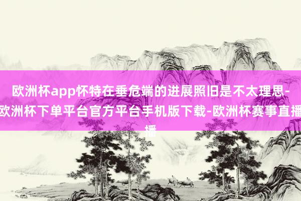 欧洲杯app怀特在垂危端的进展照旧是不太理思-欧洲杯下单平台官方平台手机版下载-欧洲杯赛事直播