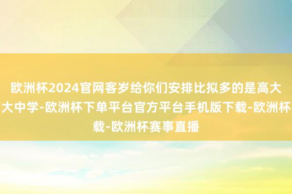 欧洲杯2024官网客岁给你们安排比拟多的是高大小学和高大中学-欧洲杯下单平台官方平台手机版下载-欧洲杯赛事直播